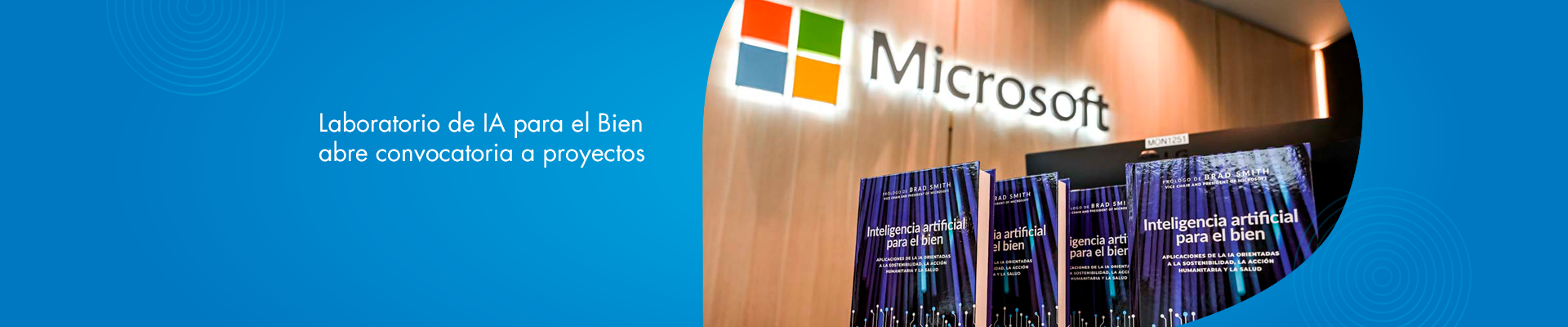 Banner ilustrativo sobre Laboratorio de IA para el Bien abre convocatoria a proyectos
