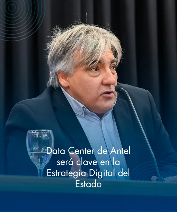 Banner ilustrativo sobre Data Center de Antel será clave en la Estrategia Digital del Estado