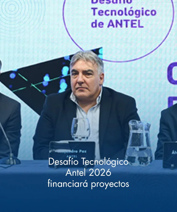 Banner ilustrativo sobre Desafío Tecnológico Antel 2026  financiará proyectos innovadores
