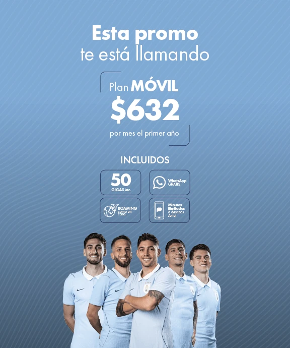 Banner ilustrativo sobre Plan 50 GIGAS móvil