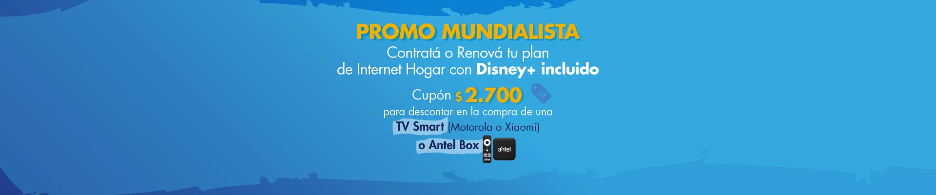 Banner ilustrativo sobre Cupones Internet Hogar