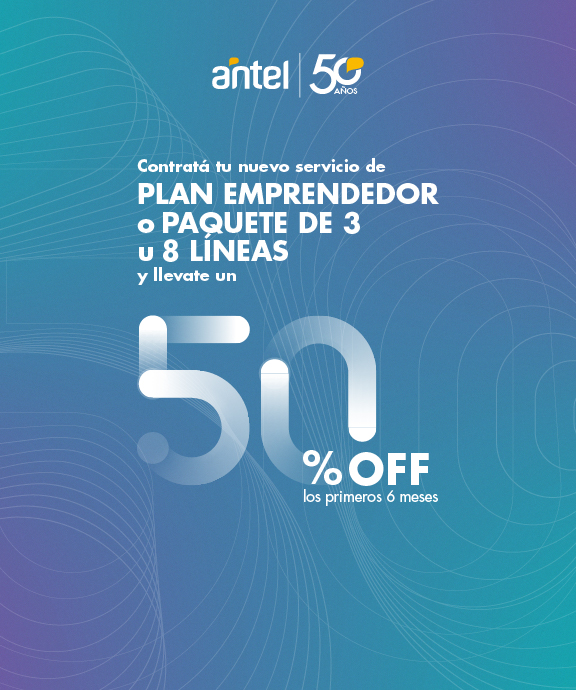 Banner ilustrativo sobre Plan Emprendedor o Paquete de 3 u 8 Líneas