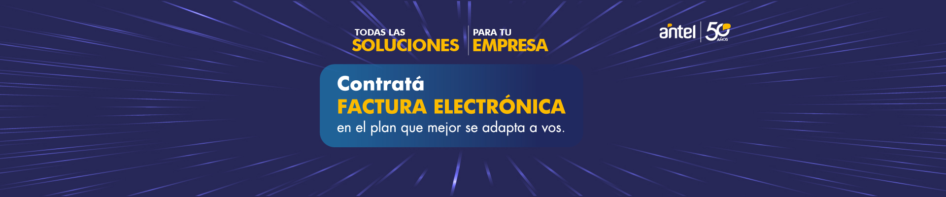 Banner ilustrativo sobre Factura Electrónica