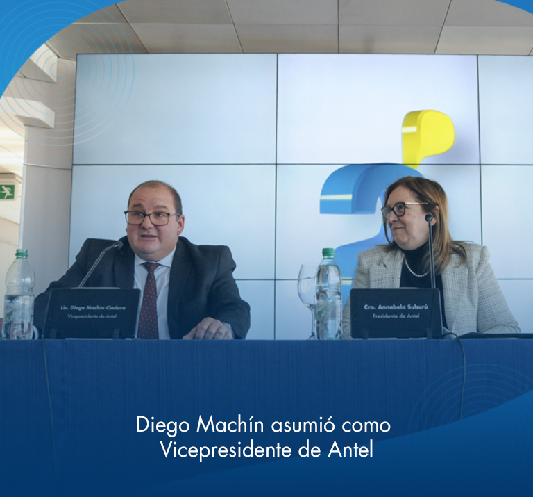 Banner ilustrativo sobre Diego Machín asumió como Vicepresidente de Antel